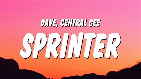 dave sprinter lyrics|Sprinter (song) .